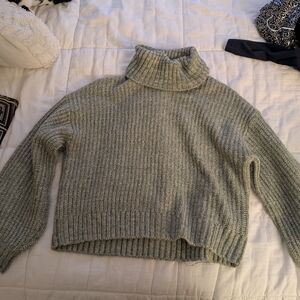 Old Navy Cowl Neck Sweater - Sage Green